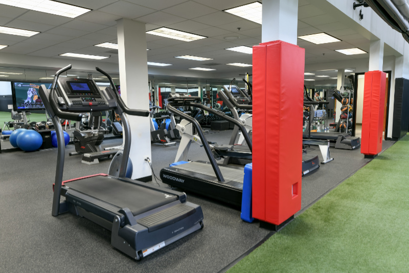 training equipment used in facility