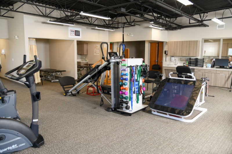 training equipment used at the rosedale facility